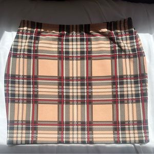 Plaid Skirt